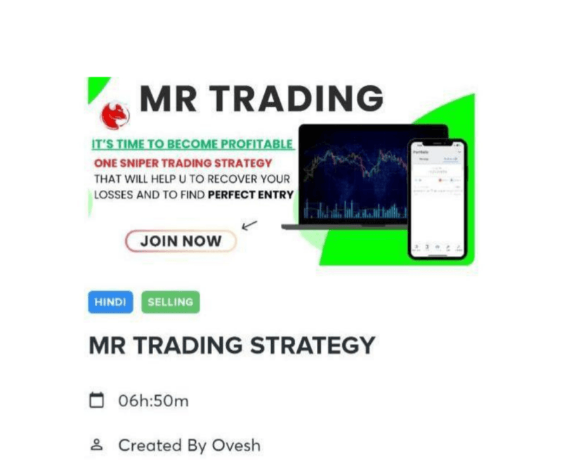 MR Trading Course 2024