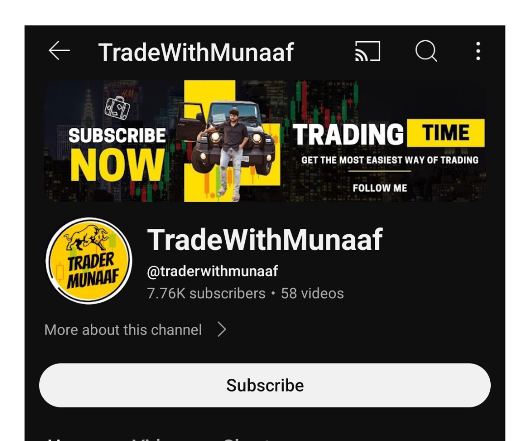 Trade With Munaaf All Strategy (Telugu)