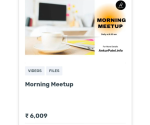 Ankur Patel Course Morning Meetup