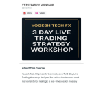 YT 3 STRATEGY WORKSHOP by Yogesh Tech