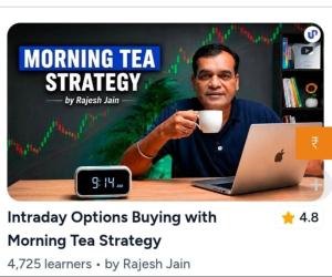 Rajesh Jain Intraday Option buying with Morning Tea Strategy